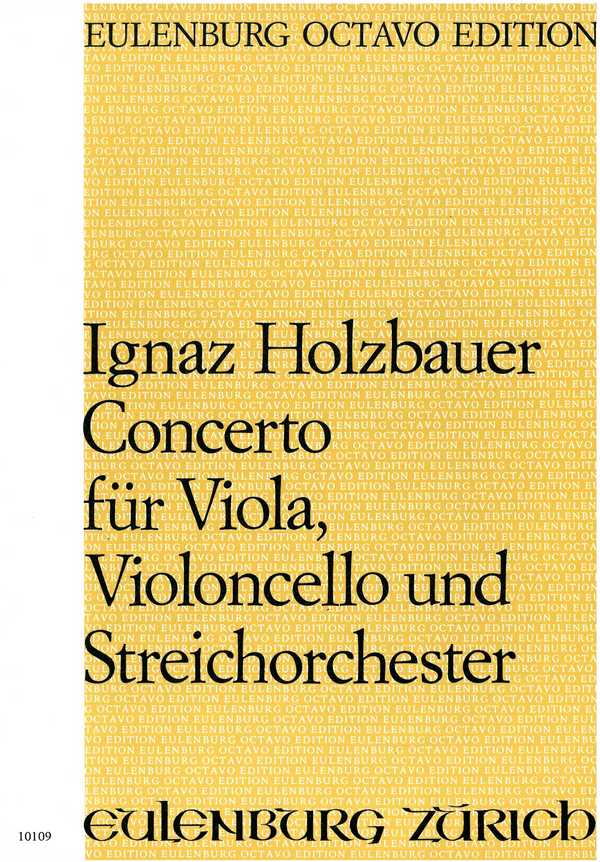 Konzert  für Viola, Violoncello und Streichorchester  Partitur