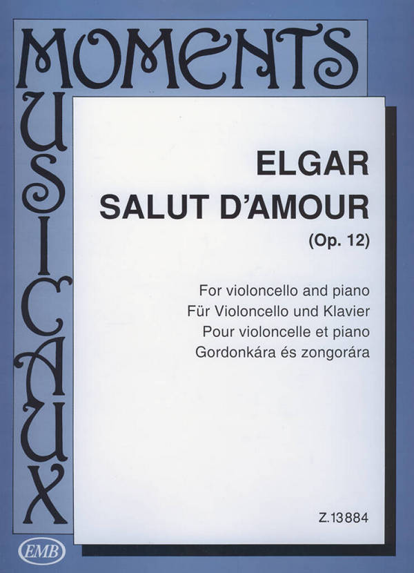 Salut d'amour op.12&nbsp;&nbsp;für Violoncello und Klavier&nbsp;&nbsp;
