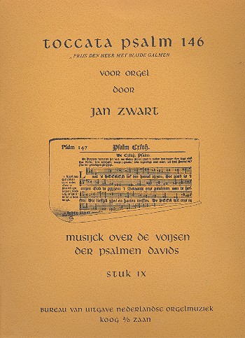 Toccata Psalm 146   for organ  