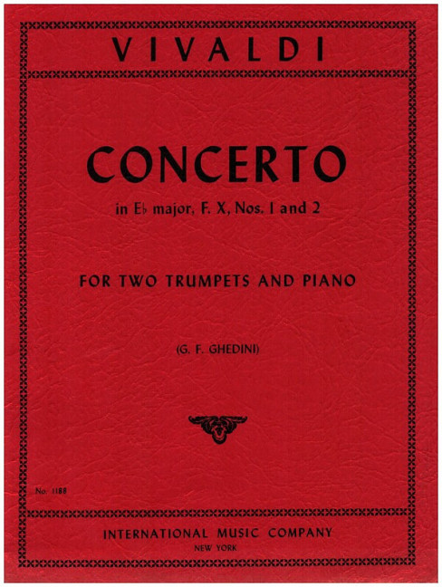 Concerto e flat major F.X Nos.1+2&nbsp;&nbsp;for 2 trumpets and piano&nbsp;&nbsp;