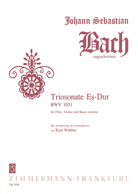 Triosonate Es-Dur BWV1031&nbsp;&nbsp;für Flöte, Violine und Bc&nbsp;&nbsp;