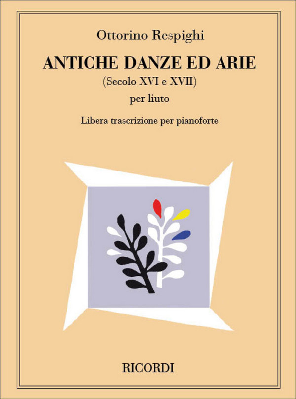 Antiche danze ed arie&nbsp;&nbsp;pianoforte (Original für Laute)&nbsp;&nbsp;
