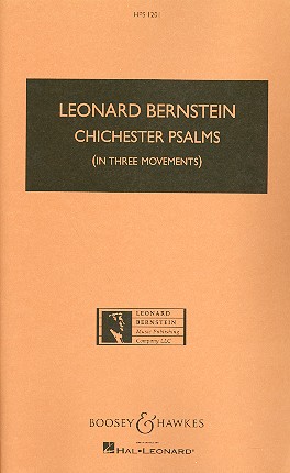 Chichester Psalms HPS 1201&nbsp;&nbsp;für Knabenstimme, gem Chor  und Orchester, oder Sopran, g&nbsp;&nbsp;Studienpartitur