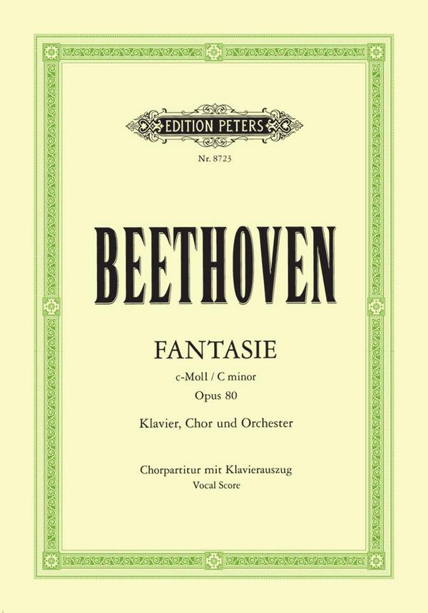 Fantasie c-Moll op.80&nbsp;&nbsp;für Klavier, Chor und Orchester&nbsp;&nbsp;Klavierauszug