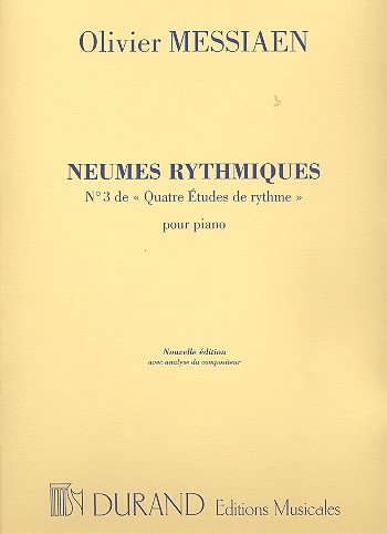 Neumes rythmiques  pour piano  