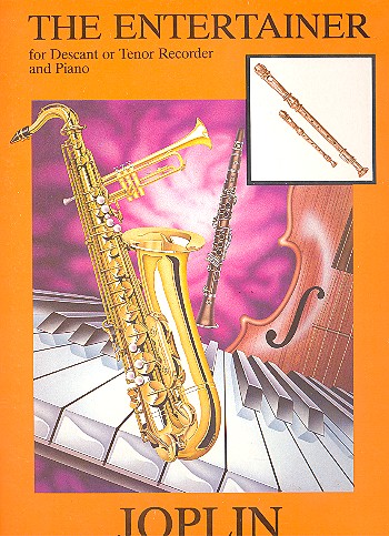 The Entertainer for descant or&nbsp;&nbsp;tenor recorder and piano&nbsp;&nbsp;