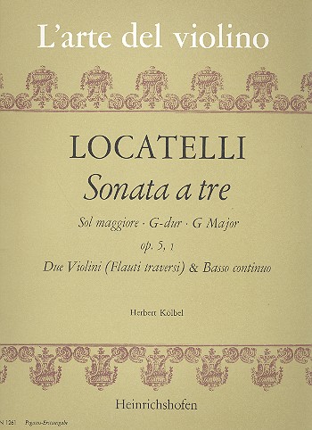 Sonata à tre sol maggiore op.5,1
