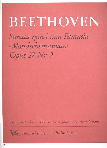 Sonata quasi una fantasia op.27,2&nbsp;&nbsp;für Klavier&nbsp;&nbsp;