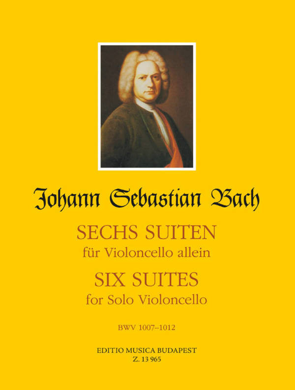 6 Suiten für Violoncello solo&nbsp;&nbsp;&nbsp;&nbsp;