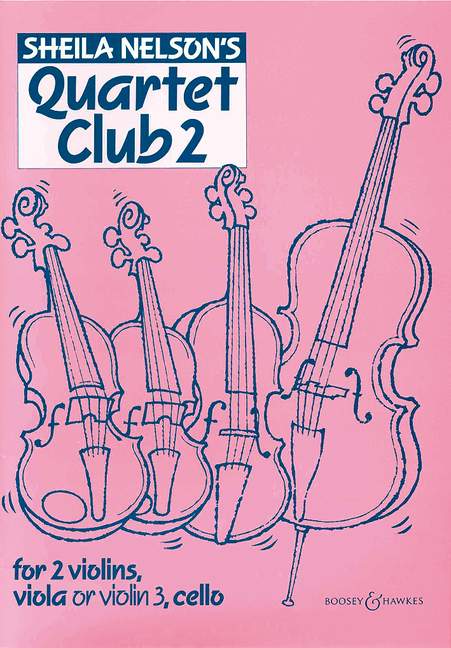 Quartet Club Vol. 2  für 2 Violinen, Viola (Violine) und Violoncello  Partitur und Stimmen