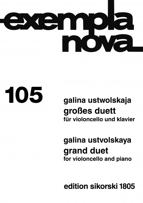 Grosses Duett   für Violoncello und Klavier  