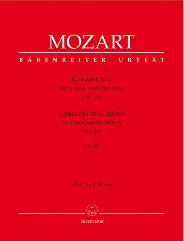 Konzert c-Moll KV491 für Klavier&nbsp;&nbsp;und Orchester&nbsp;&nbsp;Partitur