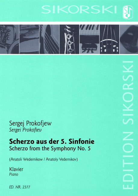 Scherzo aus der Sinfonie Nr:5 op.100  für Klavier  