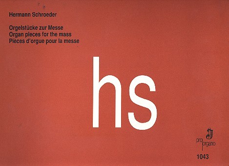 Orgelstücke zur Messe&nbsp;&nbsp;&nbsp;&nbsp;