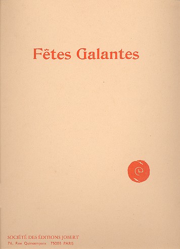 Fetes galantes vol.1 pour voix  graves et piano (fr/en)  