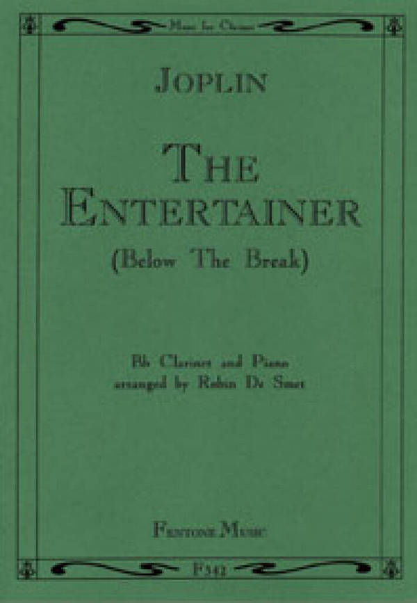 The Entertainer  for clarinet and piano  