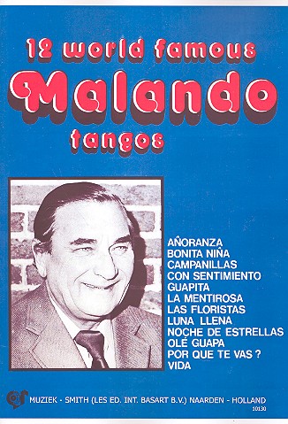 12 World famous Malando Tangos  für Akkordeon  