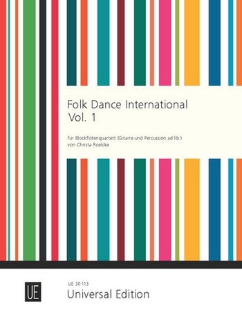 Folkdance international Band 1&nbsp;&nbsp;für 4 Blockflöten (SATB)&nbsp;&nbsp;