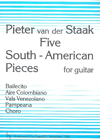 5 South-American Pieces  for guitar  