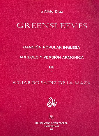 Greensleeves&nbsp;&nbsp;for guitar solo&nbsp;&nbsp;