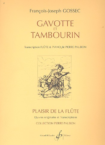 Gavotte et tambourin  pour flûte et piano  