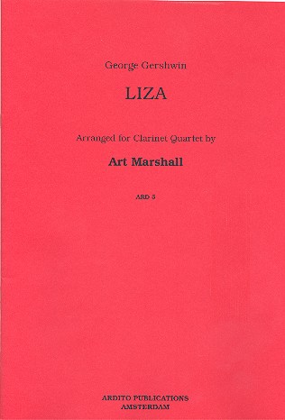 Liza  for clarinet quartet  score and parts