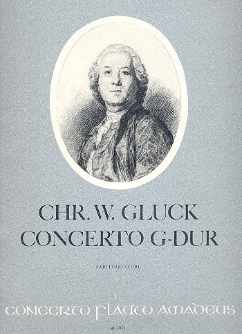 Concerto G-Dur für  Flöte und Orchester  Partitur