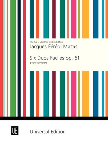 6 duos faciles op.61  pour 2 violons  