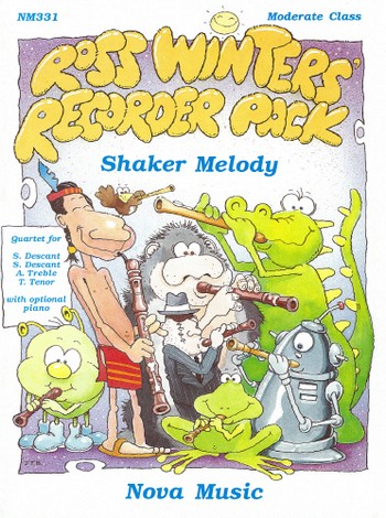 Shaker Melody for 4 recorders