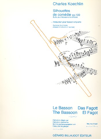 Silhouettes de comedie op.193&nbsp;&nbsp;suite pour basson et piano&nbsp;&nbsp;