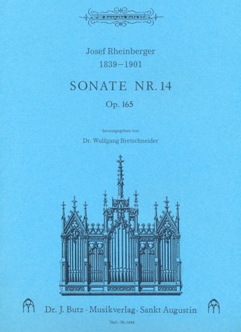 Sonate C-Dur Nr.14 op.165&nbsp;&nbsp;für Orgel&nbsp;&nbsp;