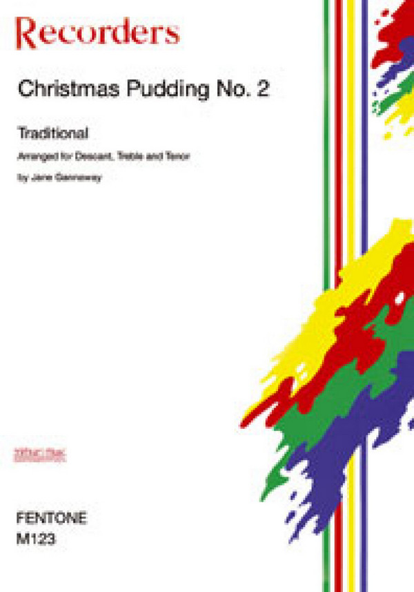 Christmas Pudding no.2  for 9 recorders (SSSAAATTT)  score and parts
