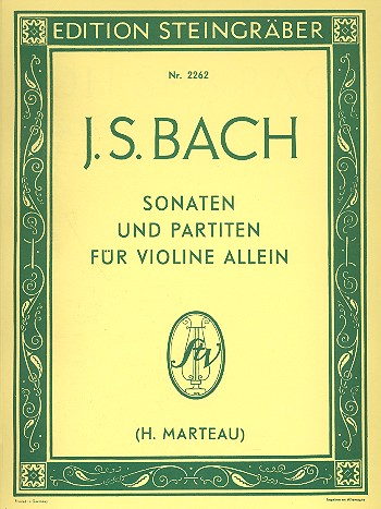 Sonaten und Partiten  für Violine solo  