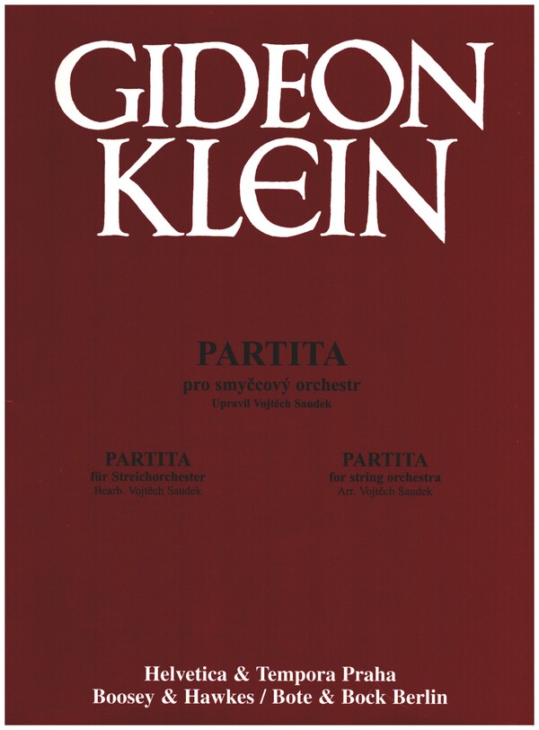 Partita  für Streichorchester  Partitur