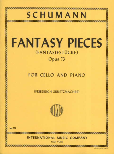 Fantasy Pieces&nbsp;&nbsp;for cello and piano&nbsp;&nbsp;