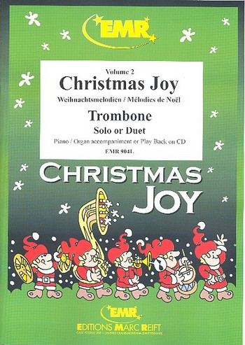 Christmas Joy vol.2 für Posaune&nbsp;&nbsp;im Bass-Schlüssel mit Klavier (Or-&nbsp;&nbsp;gelbegleitung