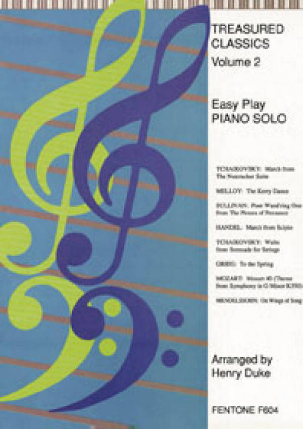 Treasured Classics vol.2&nbsp;&nbsp;Easy play piano solo&nbsp;&nbsp;