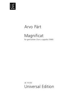Magnificat für gem Chor&nbsp;&nbsp;Partitur (1989)&nbsp;&nbsp;