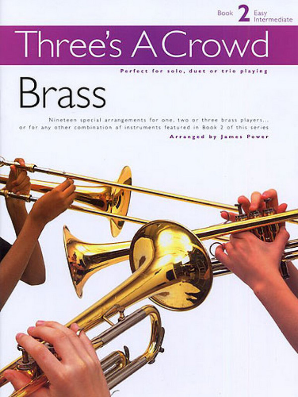 Three's a Crowd vol.2 Brass Trios&nbsp;&nbsp;(2 trumpets and trombone)   score&nbsp;&nbsp;