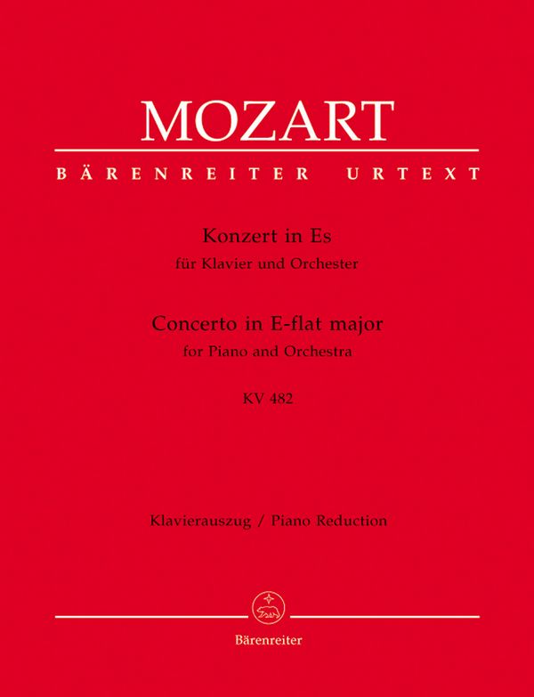 Konzert Es-Dur KV482 für Klavier und Orchester &nbsp;&nbsp;für 2 Klaviere&nbsp;&nbsp;Spielpartitur