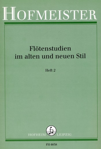 Flötenstudien im alten und neuen Stil Band 2&nbsp;&nbsp;für Flöte&nbsp;&nbsp;
