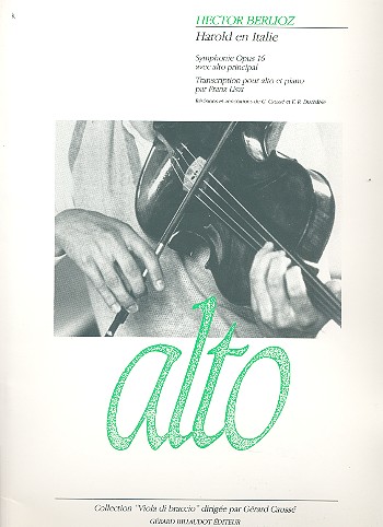Harold en Italie op.16&nbsp;&nbsp;pour alto et piano&nbsp;&nbsp;Liszt, Franz, Transcription