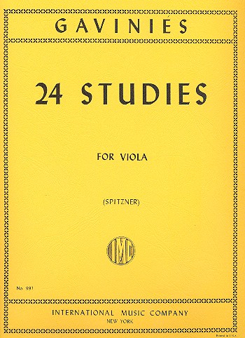 24 Studies  for viola solo  