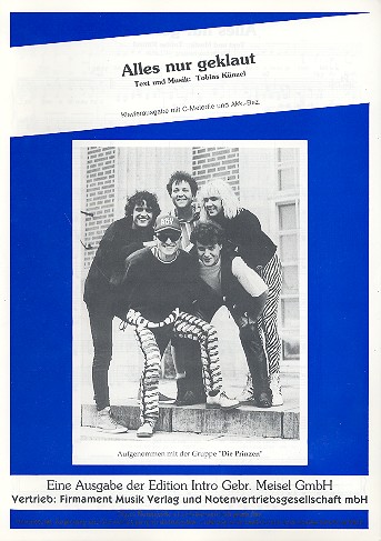 Alles nur geklaut&nbsp;&nbsp;für Gesang und Klavier&nbsp;&nbsp;Einzelausgabe