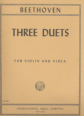 3 Duets  for violin and viola  