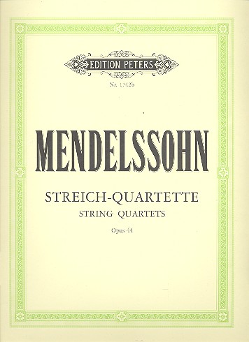Streichquartette op.44&nbsp;&nbsp;für Streichquartett&nbsp;&nbsp;Stimmen