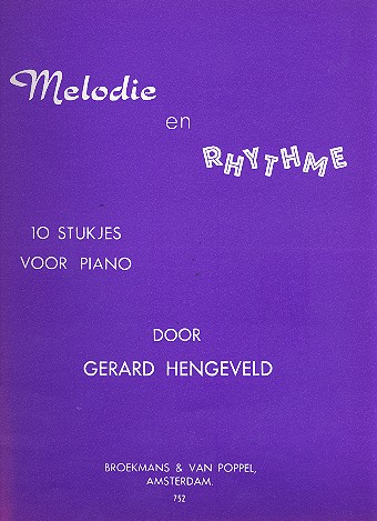 Melodie en rhythme 10 stukjes&nbsp;&nbsp;voor piano&nbsp;&nbsp;