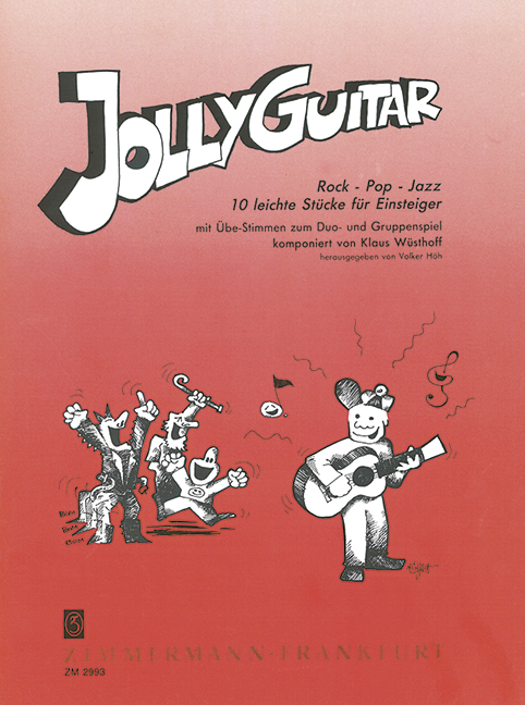 Jolly guitar 10 leichte Stücke&nbsp;&nbsp;für Einsteiger - Rock-Pop-Jazz -&nbsp;&nbsp;