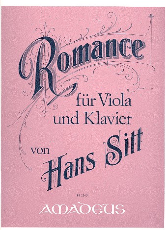 Romance op.72&nbsp;&nbsp;für Viola uned Klavier&nbsp;&nbsp;