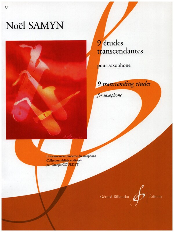 9 études transcendantes&nbsp;&nbsp;pour saxophone&nbsp;&nbsp;